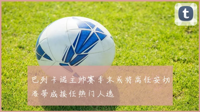 巴列卡诺主帅赛季末或将离任安切洛蒂成接任热门人选